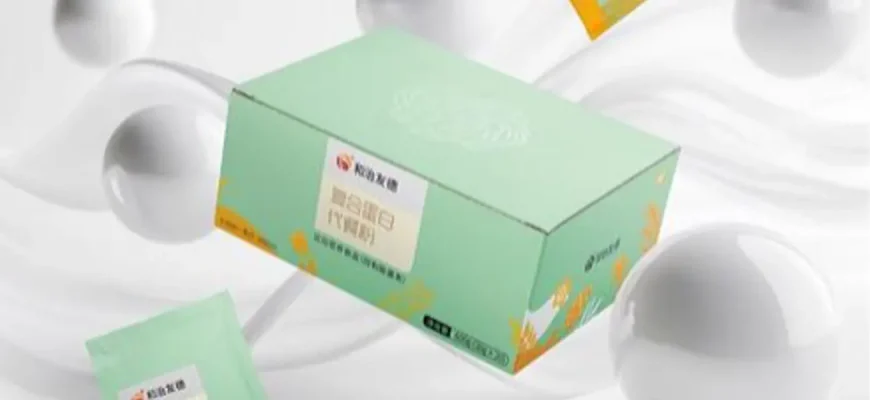 Комплексный белковый протеин FOHERB, светло-зеленая упаковка на 20 пакетиков и отдельный пакетик-саше 30 г.